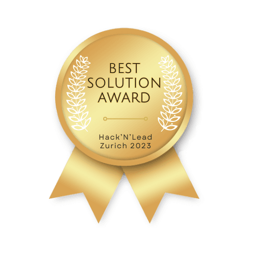 Best Solution Award 2023 — Hack'N'Lead Zurich